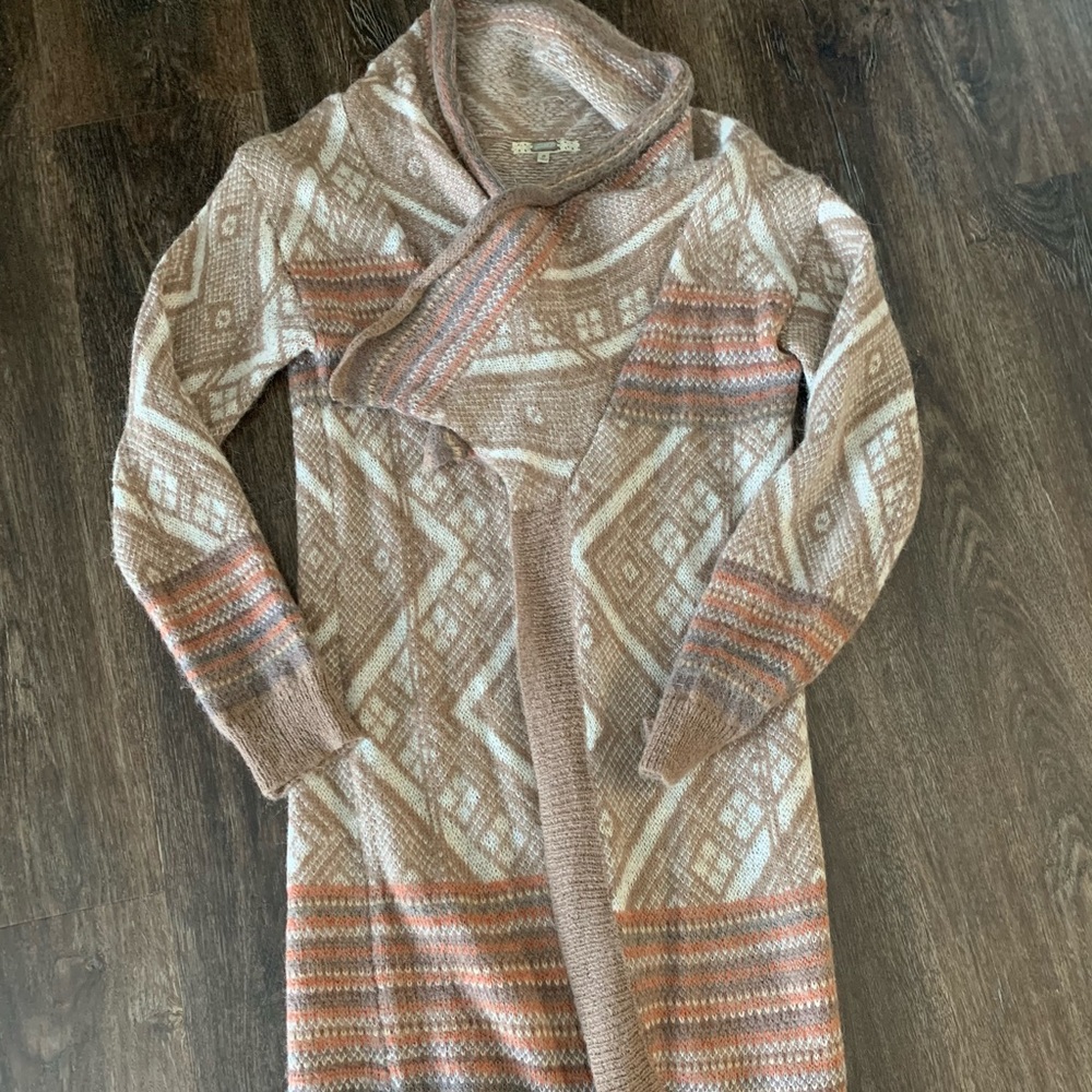 Boutique open front sweater, Sz S